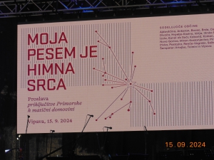 Proslava v Vipavi, priključitev Primorske k matični domovini