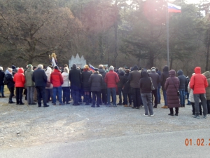 Spominska slovesnost v Dovcah pri Komnu