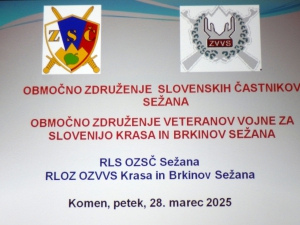 RLS OZSČ in RLOZ OZVVS Sežana