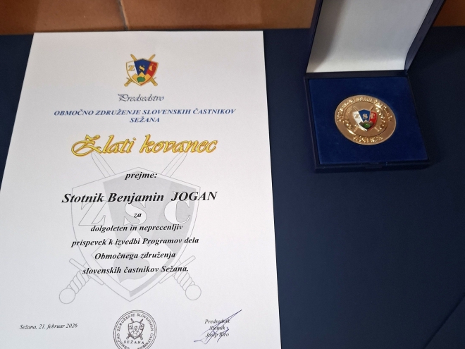 Podelitev ZLATI KOVANEC 