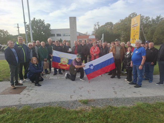 Veterani OZVVS Lenart deležni obiska veteranov OZVVS Krasa in Brkinov Sežana