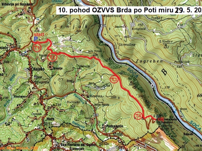 Trasa 10. pohoda OZVVS Brda 29MAJ26.